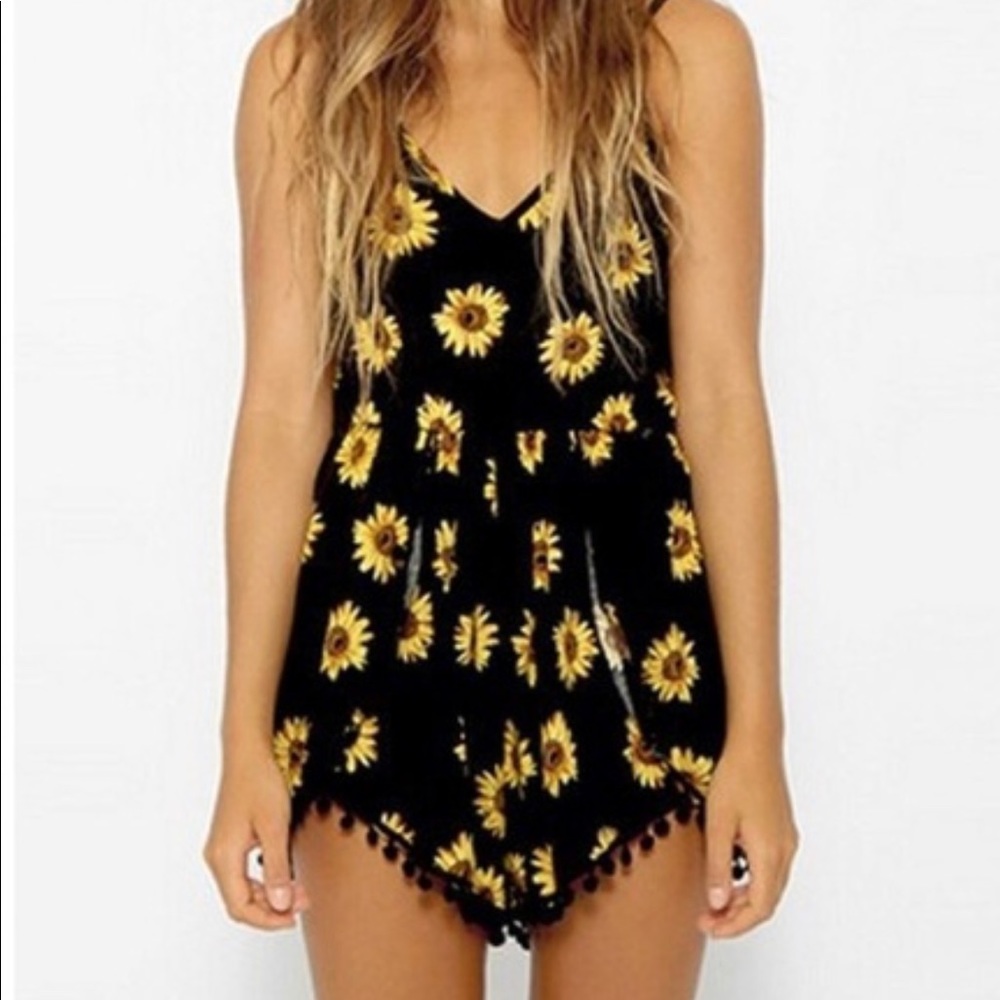 Sunflower Cute Romper